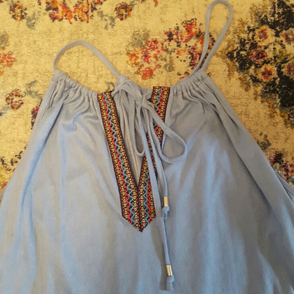 NEW Blue Suede Dress by Love Reign - Picture 5 of 5